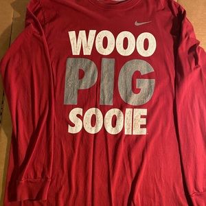 Nike - University of Arkansas Long Sleeve T-Shirt (gently worn)